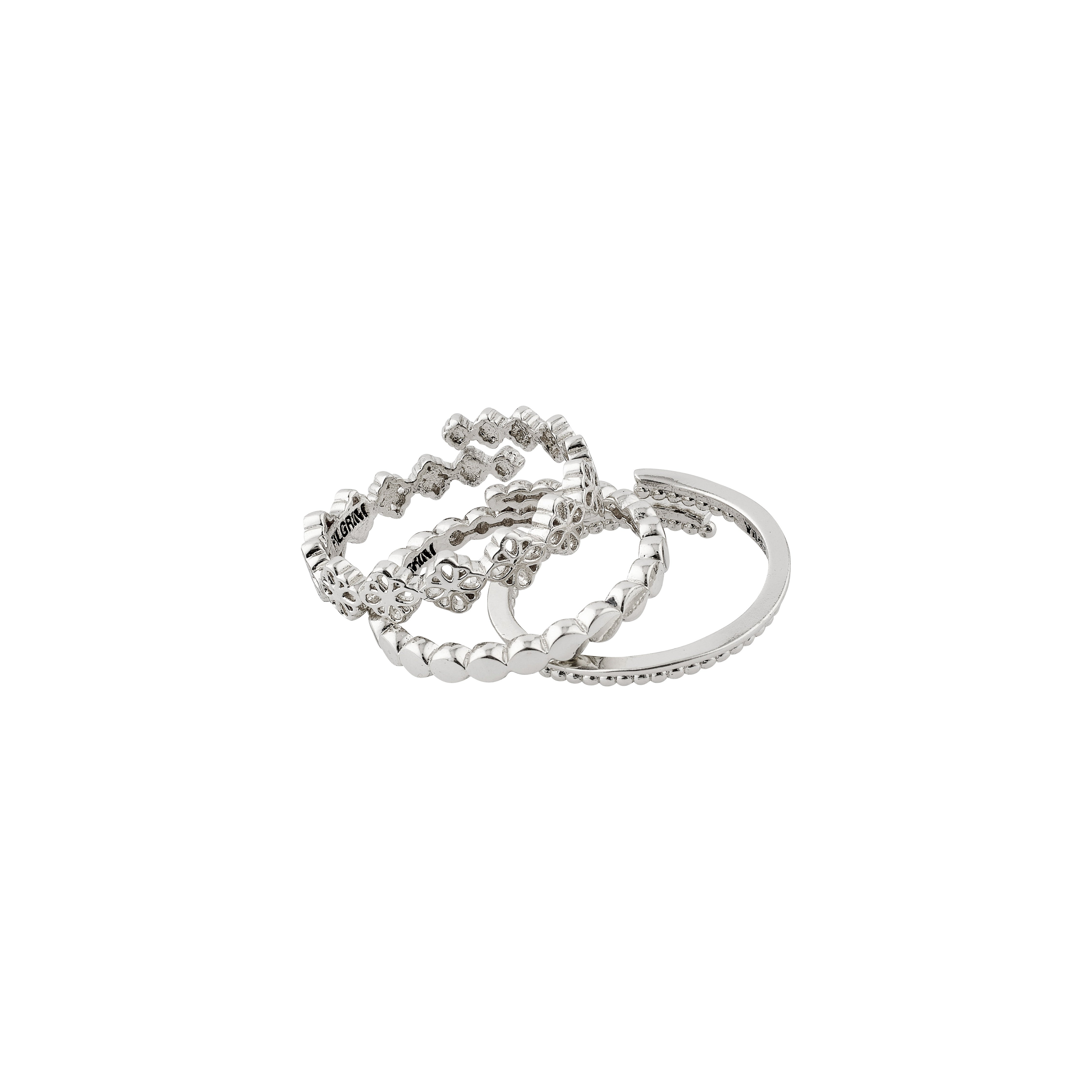 Pilgrim JOY ring sølvbelagt