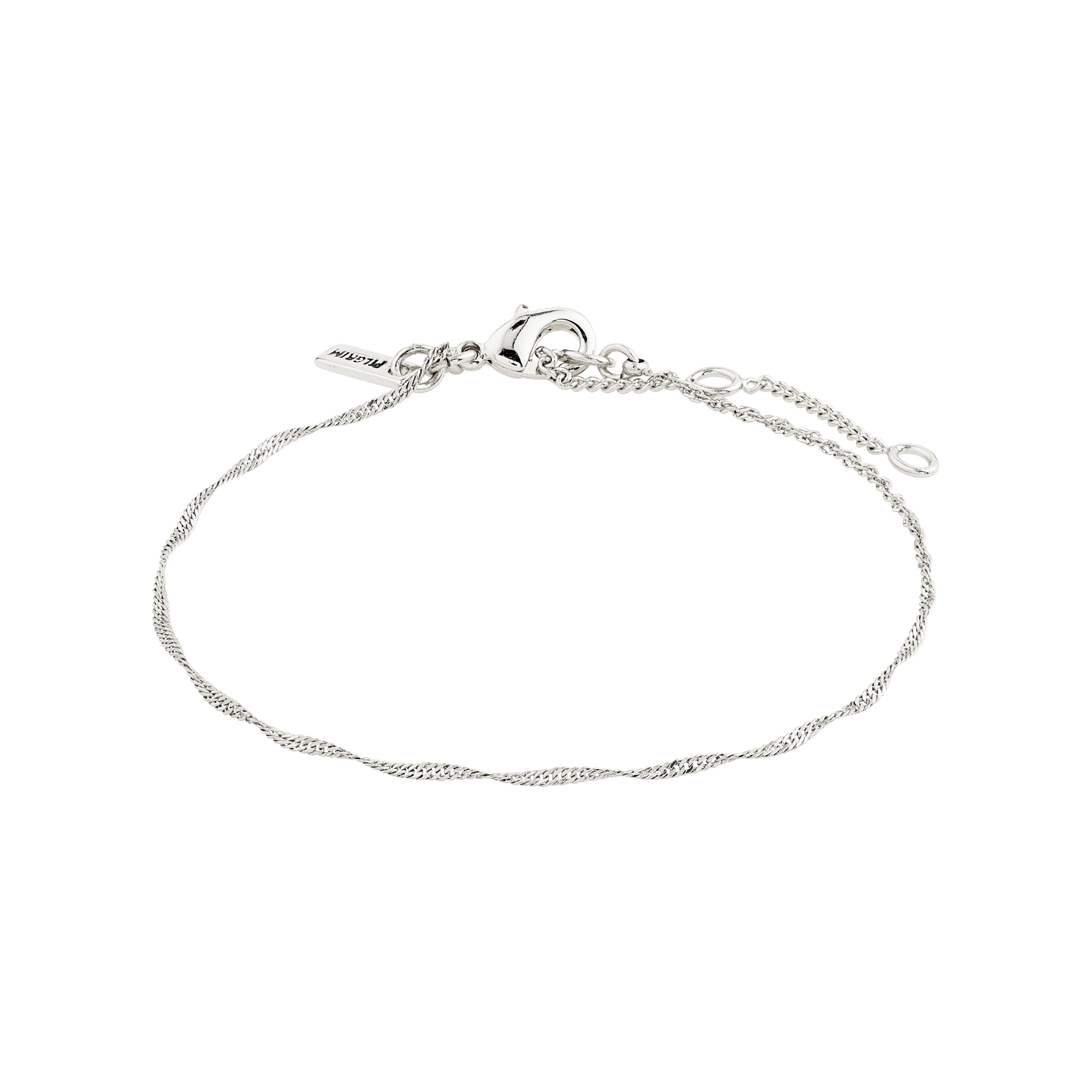 Pilgrim PERI twirl armbånd sølvbelagt