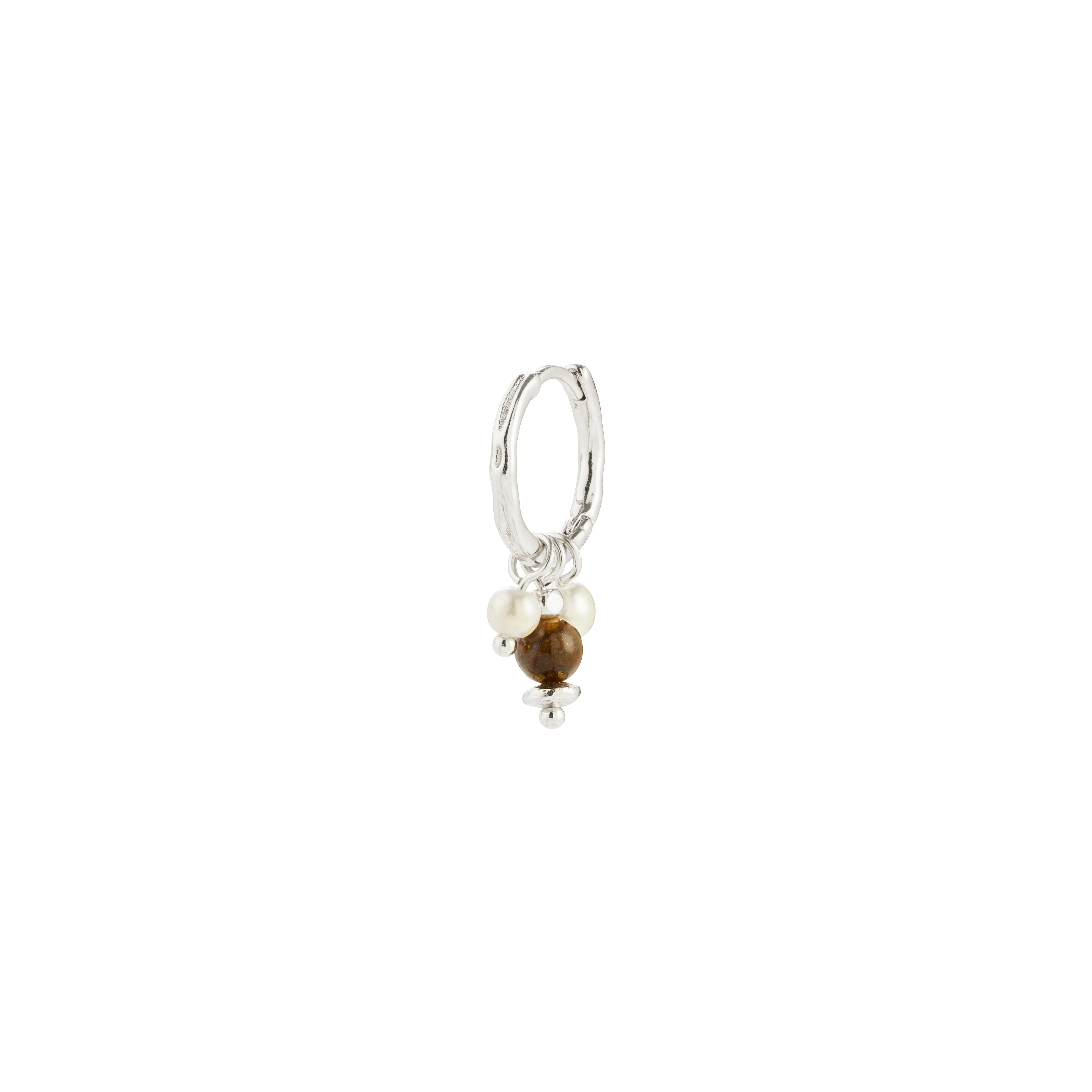 Pilgrim ROYAL single ørering sølvbelagt