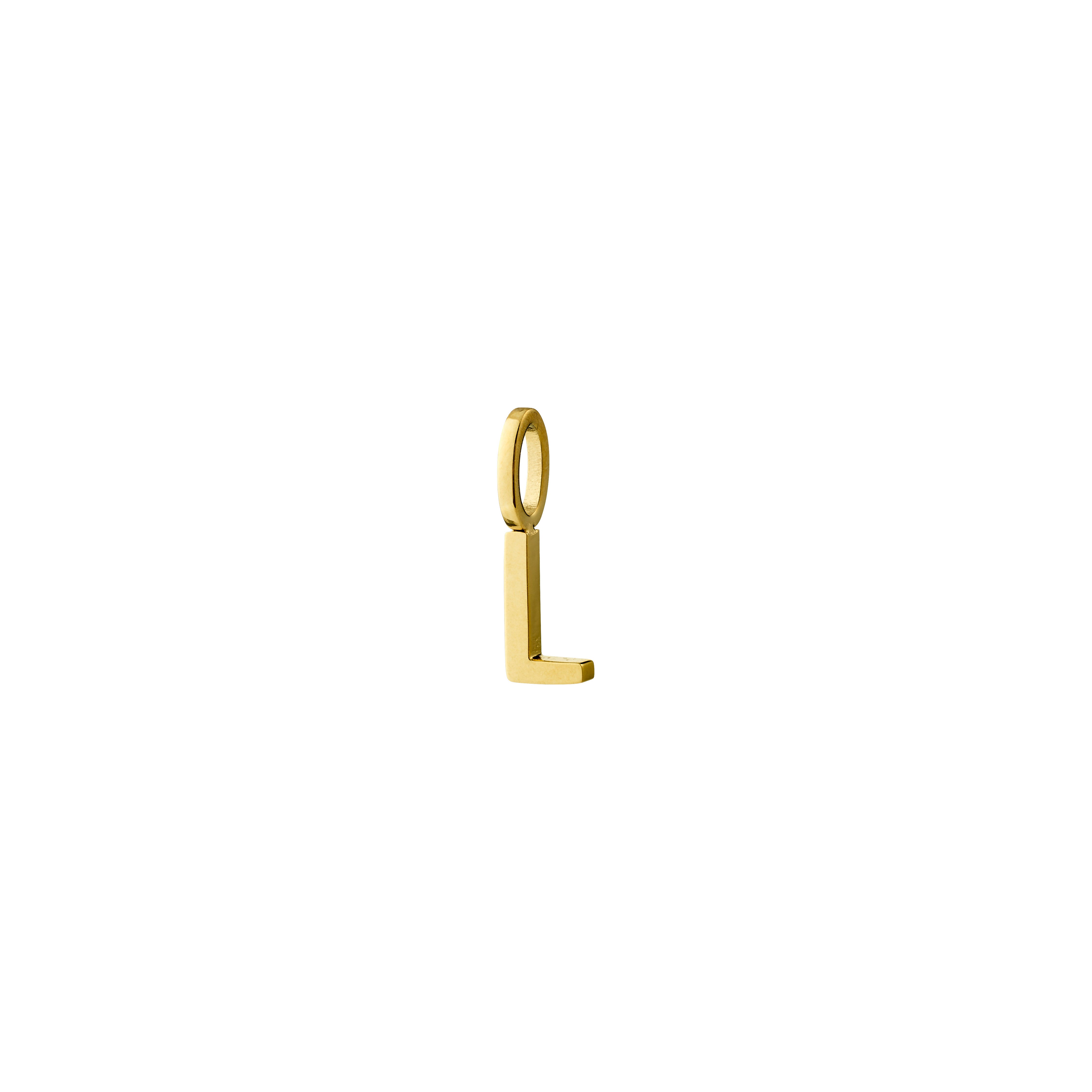 Pilgrim L pendant, gold-plated