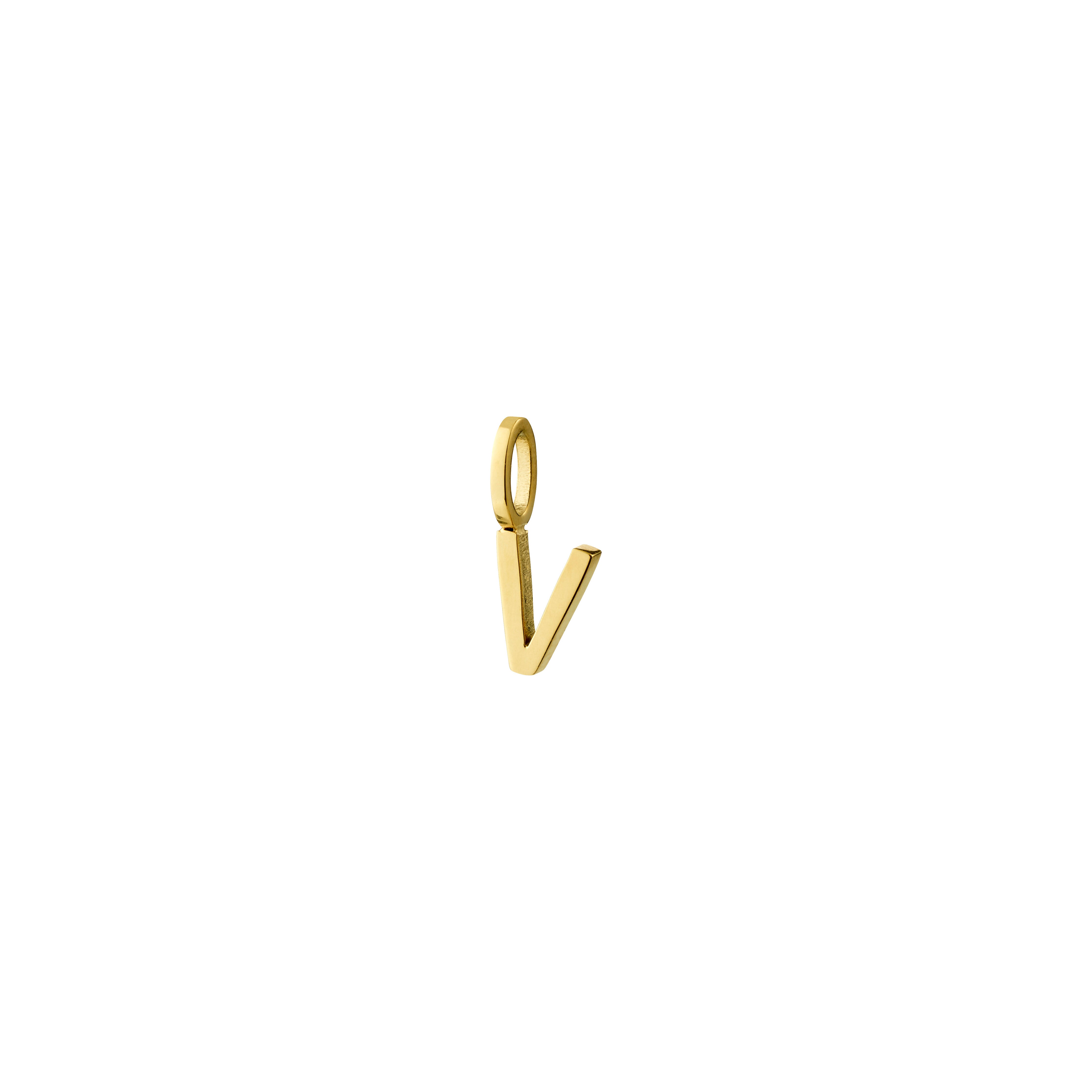 Pilgrim V pendant, gold-plated