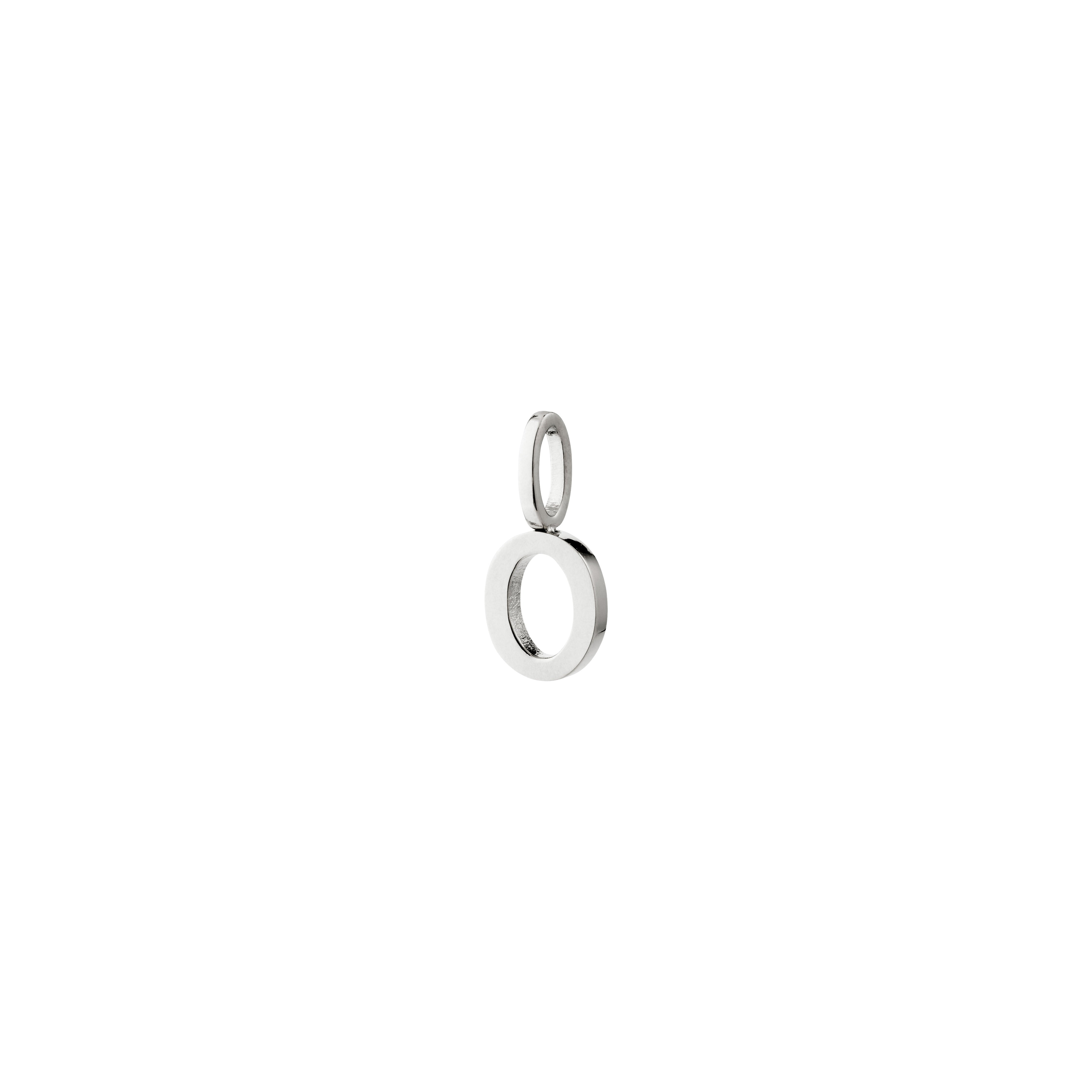 Pilgrim O pendant, silver-plated