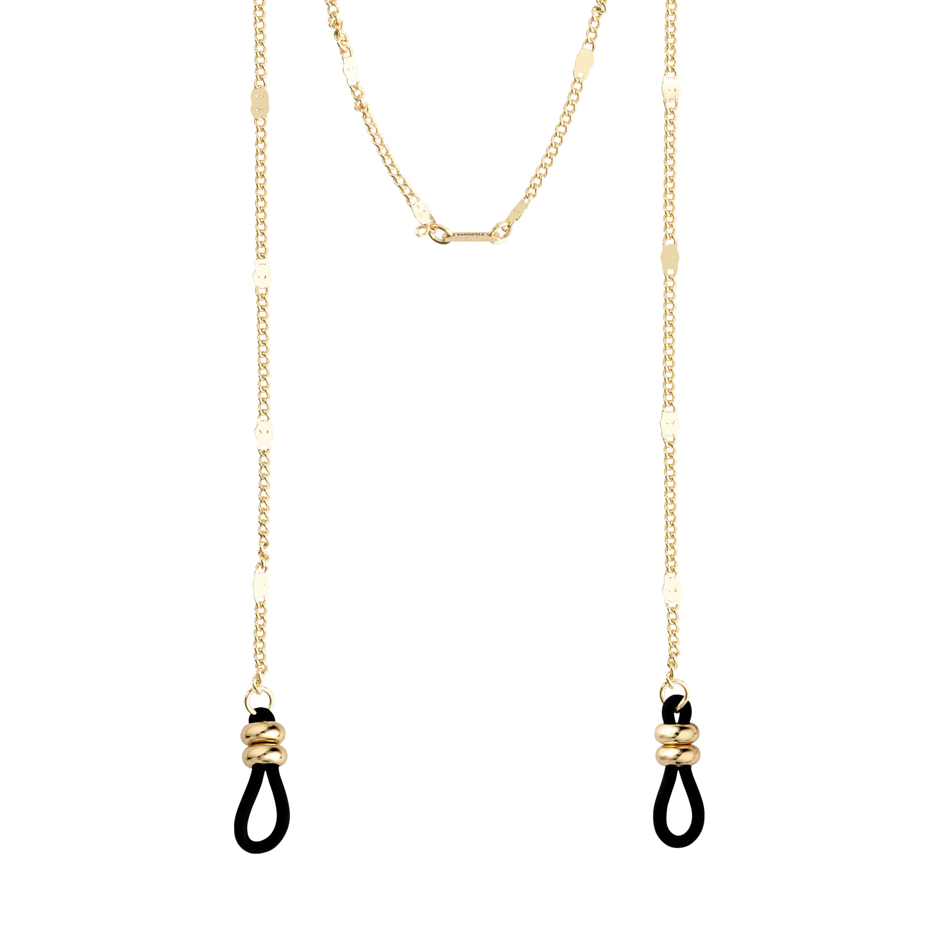 Pilgrim CAT brillekæde guldbelagt