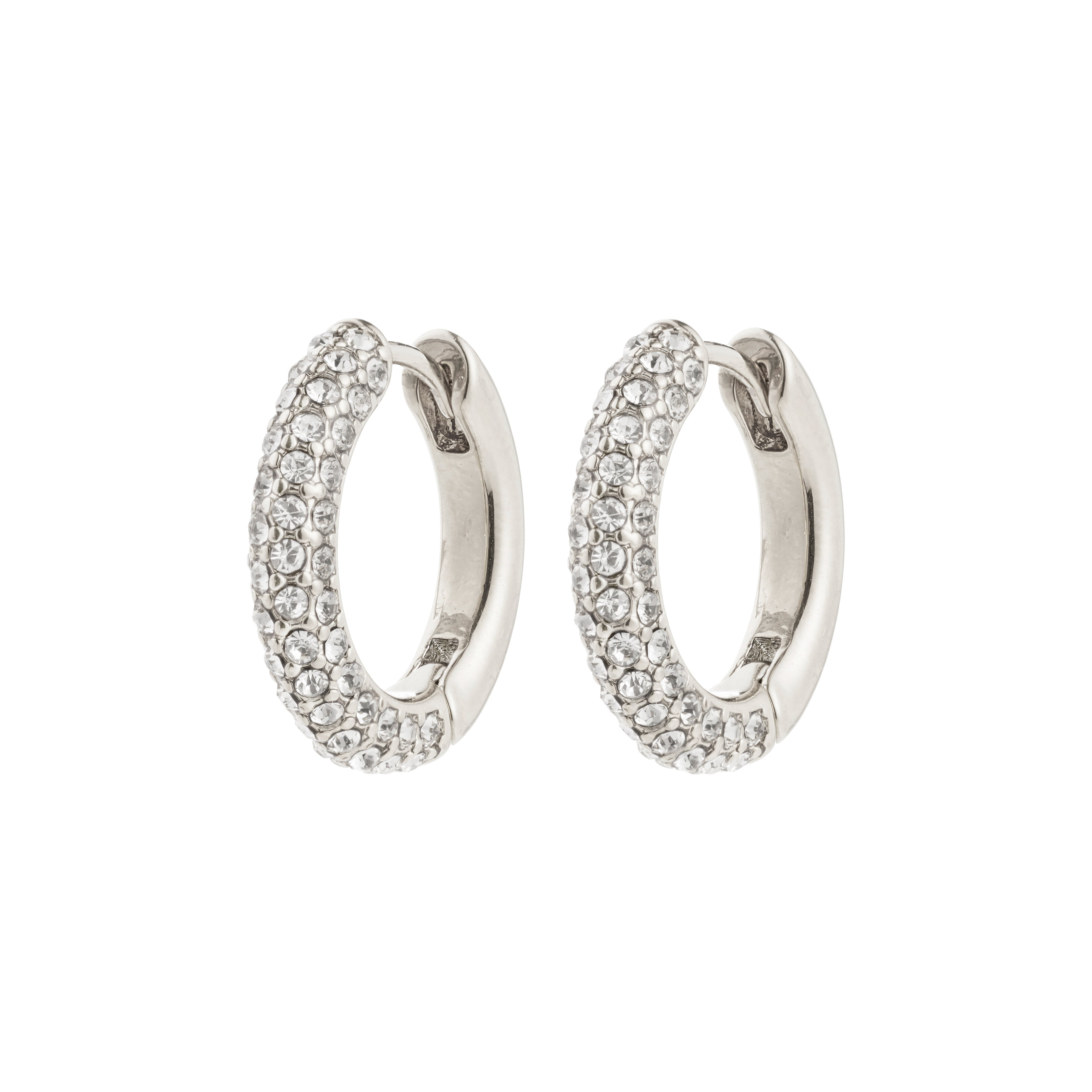 Pilgrim TATUM medium hoops sølvbelagt