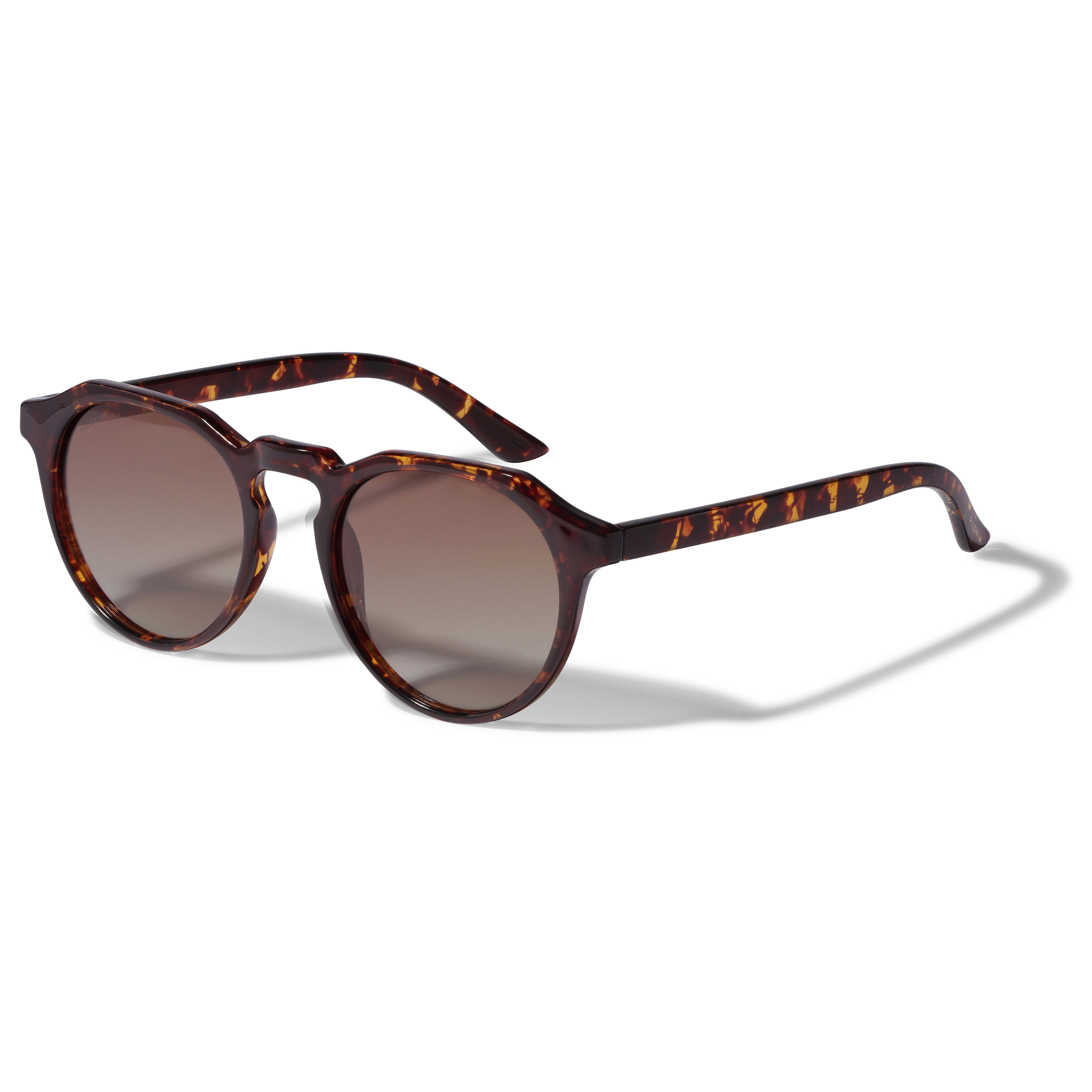 Pilgrim ALEJANDRA solbriller tortoise brun