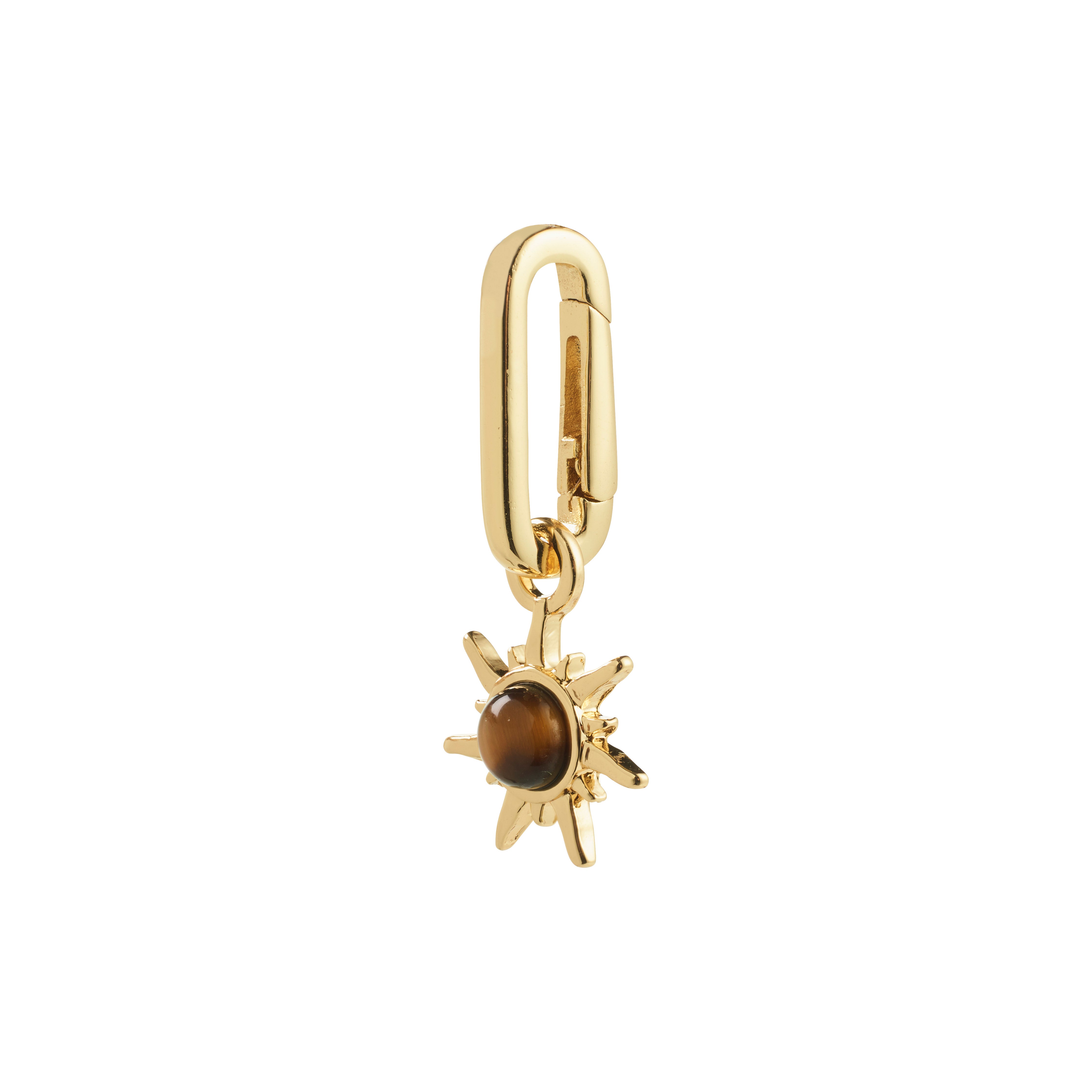 Pilgrim CHARM stjernesol vedhæng, guldbelagt