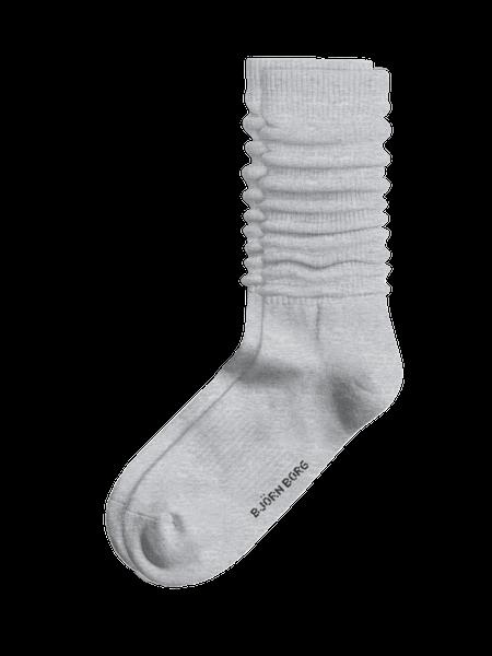 Björn Borg Classic Slouchy Crew Socks 1-pack Grå, 36-40