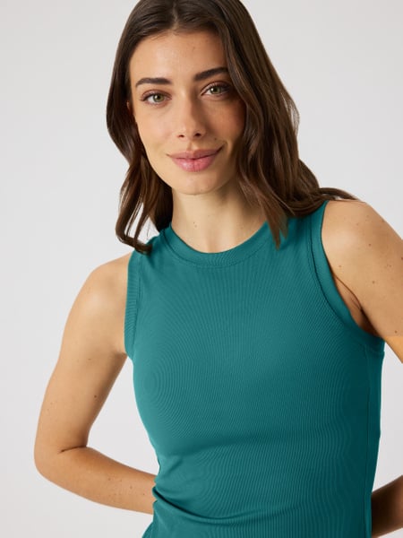 Björn Borg Ace Pocket Ribbed Tank Top Grøn, M