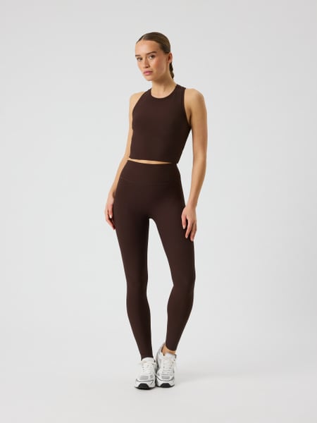 Björn Borg Studio Ribbed Tights Brun, XS