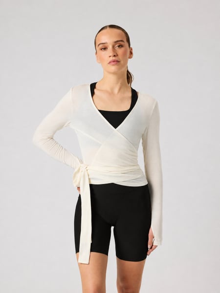 Björn Borg Studio Wrapped Top Hvid, M