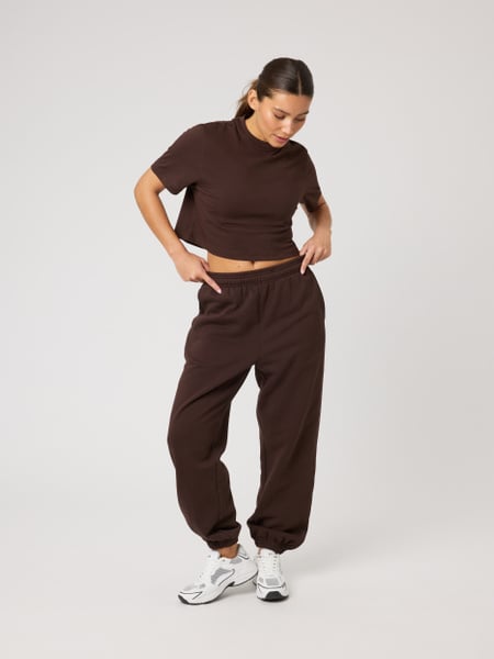 Björn Borg Studio Oversized Sweatpants Brun, XS