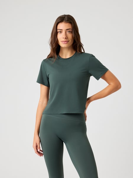 Björn Borg Borg Cropped T-shirt Grøn, S