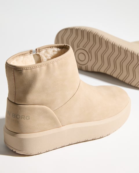 Björn Borg Women's Wooly Boots Beige, 41