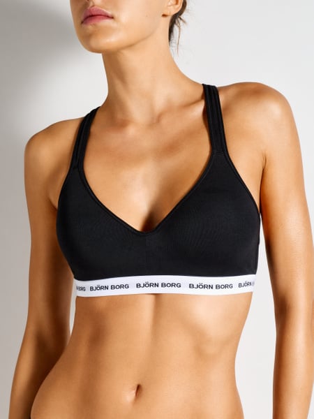 Björn Borg Logo Bralette Sort, S