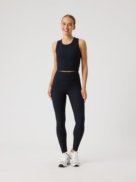 Björn Borg Studio Ribbed Tights Sort, S