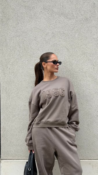 Björn Borg Studio Oversized Sweatshirt Brun, XXL
