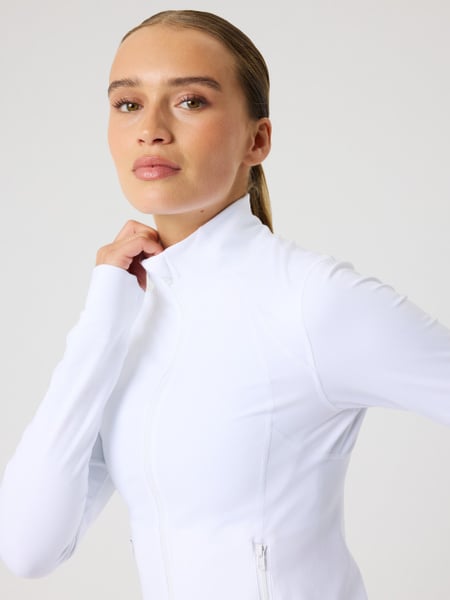 Björn Borg Borg Soft Zip Midlayer Hvid, S