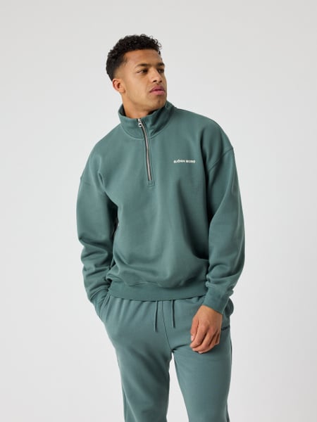 Björn Borg Borg Oversized Half-zip Grøn, XL