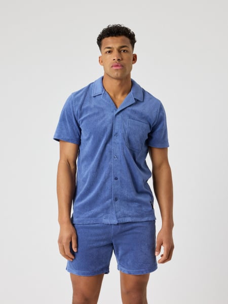 Björn Borg Borg Toweling Pool Shirt Blå, M