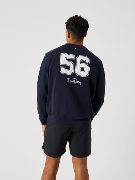 Björn Borg Borg Classic Print Sweatshirt Marineblå, L