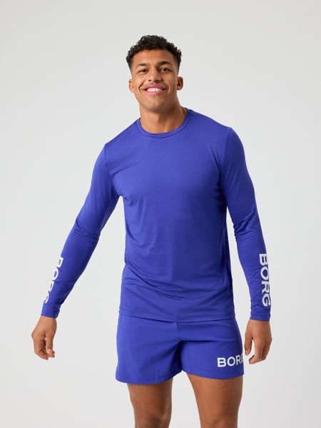 Björn Borg Borg Long Sleeve T-shirt Blå, XL