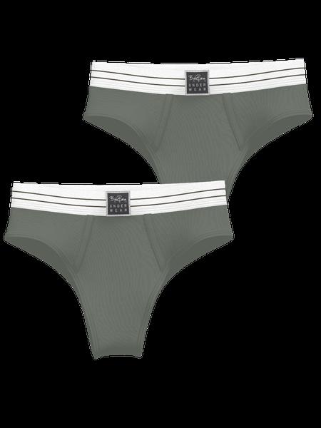 Björn Borg Original Highwaist Briefs 2-pack Grøn, L