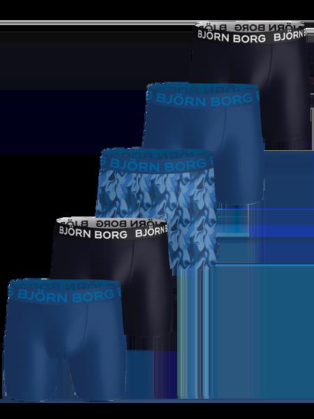 Björn Borg Sports Microfiber Boxers 5-pack Blå, XS