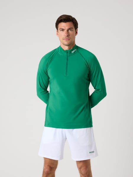 Björn Borg Borg Golf Midlayer Half Zip Grøn, XL