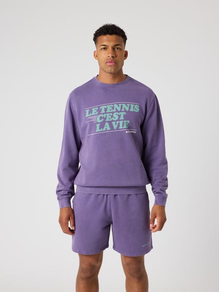 Björn Borg Borg Classic Print Sweatshirt Lilla, XXL