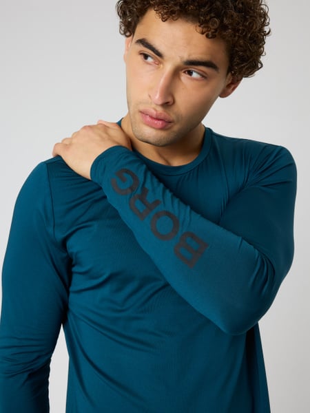 Björn Borg Borg Long Sleeve T-shirt Blå, L
