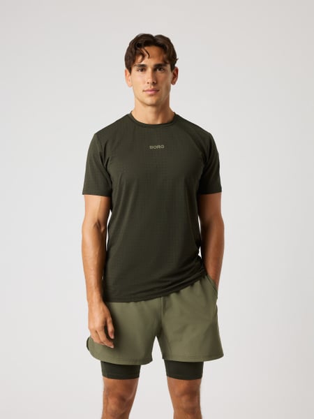 Björn Borg Borg Performance Perforated T-shirt Grøn, L