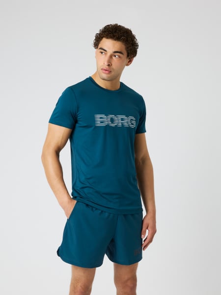 Björn Borg Borg Graphic T-shirt Blå, XXL