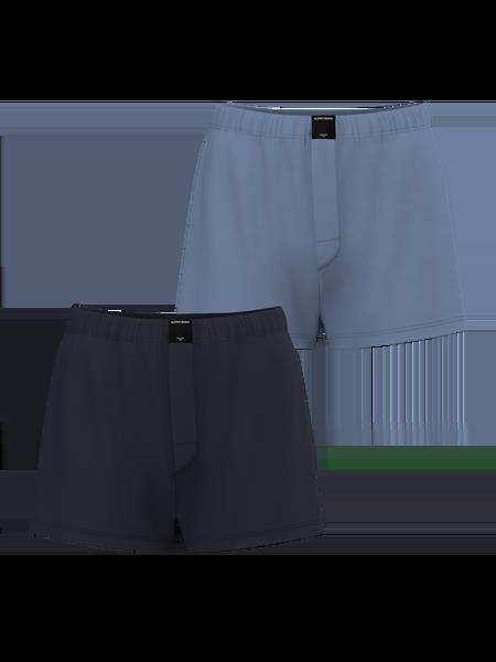 Björn Borg Cotton Stretch Woven Boxer Shorts 2-pack Blå, XL