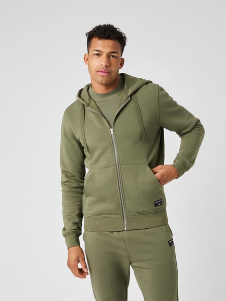 Björn Borg Centre Zip Hoodie Grøn, L