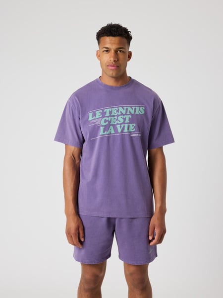 Björn Borg Borg Classic Print T-shirt Lilla, XXL