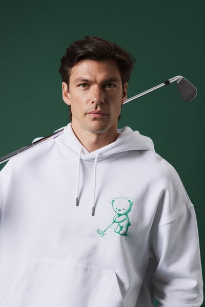 Björn Borg Borg Oversized Hoodie Hvid, M