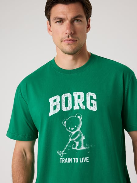Björn Borg Borg Classic Print T-shirt Grøn, XL