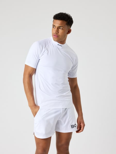 Björn Borg Borg Mock Neck T-shirt Hvid, M