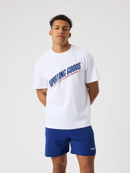 Björn Borg Borg Gym Oversized T-shirt Hvid, XXL