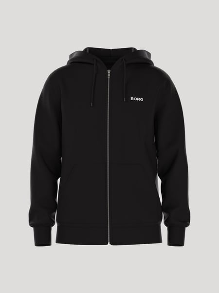 Björn Borg Borg Essential 4 Zip Hoodie Sort, XXL