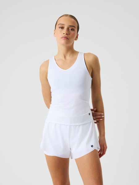 Björn Borg Ace V Neck Tank Top Hvid, M