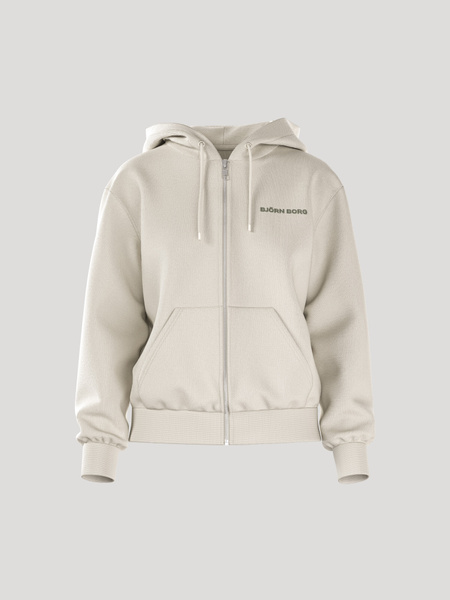 Björn Borg Borg Essential 4 Zip Hoodie Hvid, M