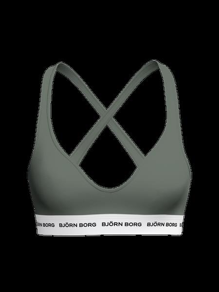Björn Borg Logo Bralette Grøn, XS