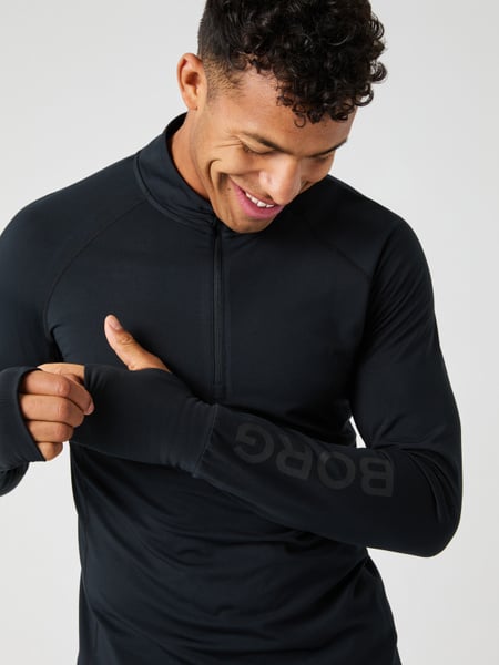 Björn Borg Borg Midlayer Half Zip Sort, L