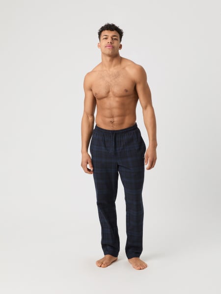 Björn Borg Core Flannel Pyjama Pants Marineblå, XXL