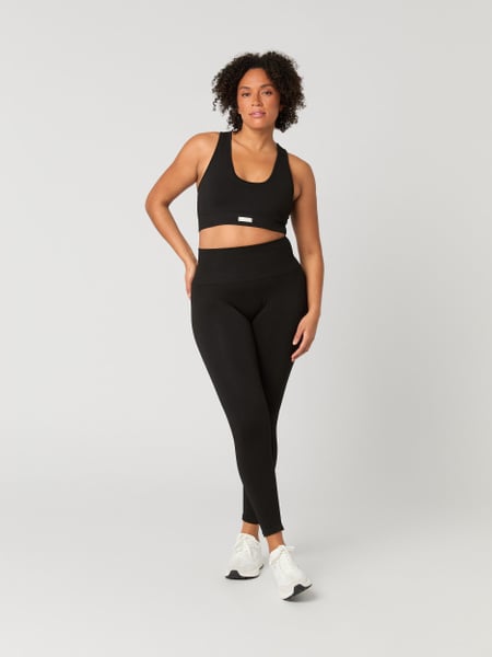 Björn Borg Studio Seamless Rib Tights Sort, XL