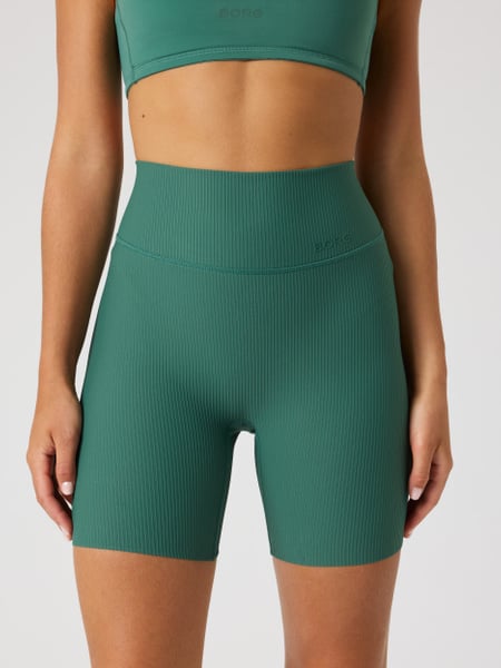 Björn Borg Studio Ribbed Shorts Grøn, S