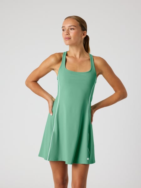 Björn Borg Ace Scooped Racerback Dress Grøn, M