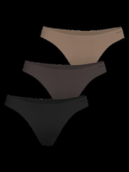 Björn Borg Invisible Thongs 3-pack Sort, XS