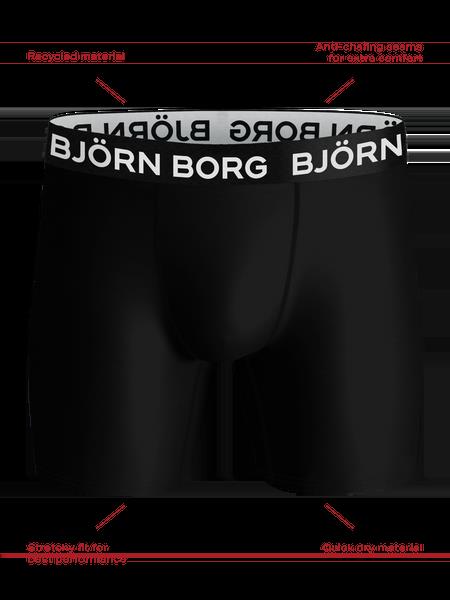 Björn Borg Sports Microfiber Boxers Sort, S